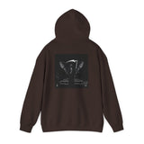 Angel Of Death Hoodie — Gothic Black & White Graphic Sweatshirt