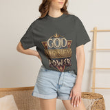 God Money Power Retro Crest T-Shirt