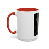 Angel Of Death Grim Reaper Black Accent Coffee Mug — Dark Gothic Scythe Design (11/15oz)