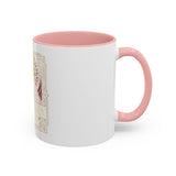 God Money Power Pyramid Accent Coffee Mug — Inspirational Wealth & Faith Ceramic Mug