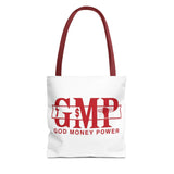God Money Power (GMP) Red Logo Tote Bag – Faith & Wealth Statement Tote