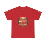 God Money Power Tee — Inspirational Faith & Success Graphic T-Shirt