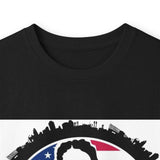Long Sleeve Tee — 'God Money Power' Patriotic Graphic