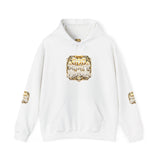 Hoodie — "God Money Power" Gold Emblem Pullover