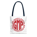 Tote — "GMP (God Money Power)" Red Logo Canvas Tote Bag