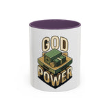 God Power Coffee Mug – Faith & Prosperity Accent Mug (11/15oz)