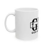 GMP "God Money Power" Ceramic Mug – Bold Faith & Hustle Coffee Cup (11oz, 15oz)
