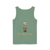 GMP Tank Top — God • Money • Power Gold Block Graphic