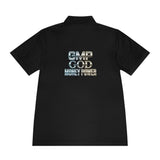 GMP GOD Money Power Polo Shirt — Men's Sport Performance Polo