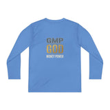 Youth Long Sleeve Tee — GMP GOD Money Power Graphic