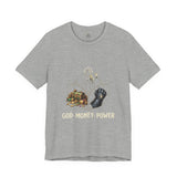God Money Power Tee — Faith & Prosperity Graphic T-Shirt