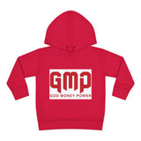 Toddler Hoodie — 'GMP' God Money Power Red Logo Pullover
