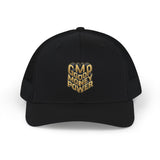 Snapback Trucker Cap — GMP Good Money Power Embroidered Mesh Hat