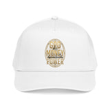 Baseball Cap — Gold Egg 'God Money Power' Embroidered Logo