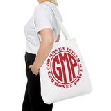 Tote — "GMP (God Money Power)" Red Logo Canvas Tote Bag