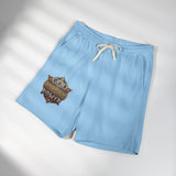 Fleece Sweat Shorts — 'God Money Power' Vintage Emblem