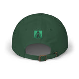 Embroidered Virgin Mary Dad Cap — Green Square Religious Baseball Hat