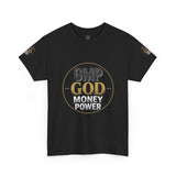 GMP GOD Money Power Tee — Bold Faith & Prosperity Graphic T-Shirt