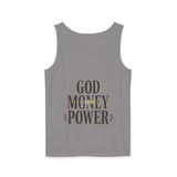 God Money Power Tank Top — GMP Inspirational Faith & Prosperity Sleeveless Tee
