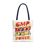 Tote Bag — GMP: God Money Power Bold Graphic Tote