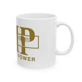 GMP Money Power Ceramic Mug – Gold Logo Coffee Cup (11oz & 15oz)