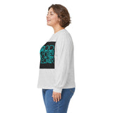 God Money Power Long Sleeve Tee — Retro Neon Graphic Faith & Hustle Shirt