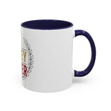 God Money Power Accent Coffee Mug — Inspirational Faith & Success Ceramic Mug (11/15oz)