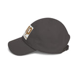 God Money Power Dad Cap — White Embroidered Baseball Hat