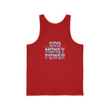 God Money Power Tank Top — Faith & Hustle Graphic Jersey Tank