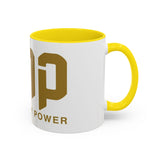 GMP Coffee Mug — "Good Money Power" Accent Ceramic Mug (11/15oz)