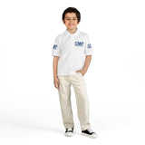 Youth Polo Shirt - 'GMP God Money Power' Logo School Uniform
