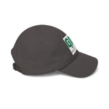 GMP 'God Money Power' Embroidered Classic Dad Cap — White Adjustable Baseball Hat