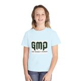 Youth Tee — "GMP (God Money Power)" Graphic Logo Kids Shirt