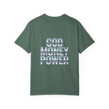 God Money Power T-Shirt — Retro Neon Faith & Hustle Graphic Tee