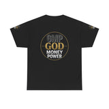 GMP GOD Money Power Tee — Bold Faith & Prosperity Graphic T-Shirt