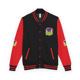 Letterman Jacket — GMP Good Money Power Colorful Splash Varsity Coat