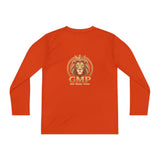 Youth Long Sleeve Tee — Gold Lion 'GMP' Athletic Team Shirt