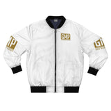 Bomber Jacket — GMP "God Money Power" Gold Logo Streetwear