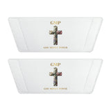 Religious Cross Slide Sandals - Men's Removable-Strap Pool Slides
