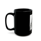 Black Mug — Saint Illustration with Bandana Mask (11oz & 15oz)