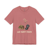 God Money Power Tee — Faith & Prosperity Graphic T-Shirt