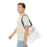 GMP Tote Bag - "God Money Power" Gold Lettering Inspirational Canvas Tote