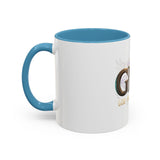 GMP 'God Money Power' Accent Coffee Mug — 11/15 oz Inspirational Ceramic
