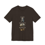 God Money Power- T-Shirt — Stacked Icons Graphic Tee