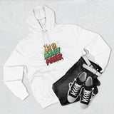 God Money Power Hoodie — Graphic Fleece Pullover with Crown Logo