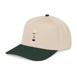 Vertical Wildlife Icons Mid-Profile Baseball Cap — Nature Lover Trucker Hat
