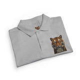 Youth Polo Shirt - Tiger Graphic "God • Money • Power"
