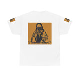 Jesus Bandana Graphic Tee — "God Money Power" Streetwear T-Shirt