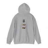 God Money Power- King Crown Hoodie — Vintage Lion & Regal Emblem Graphic