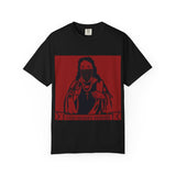 Jesus with Mask T-Shirt — "God Money Power" Graphic Tee